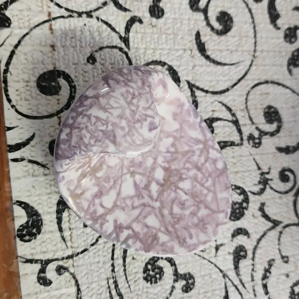 Lilac Patterned Tea Pot